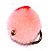Peach Salmon Glo Bug Egg Fly for steelhead fishing