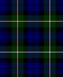 The Scottish Clan Campbell Tartan