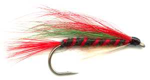 The Clan Lindsey Scottish tartan hairwing fly fishing streamer fly