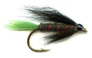 The Scottish Clan Morrison Single Hook Tartan Hairwing Fly 