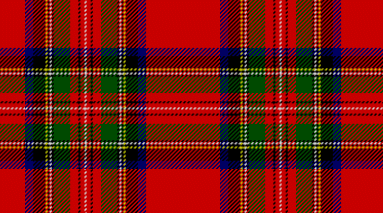 The Scottish Clan Stewart Tartan