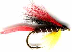 Clan Wallace Single Hook Tartan Hairwing Fly