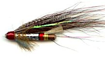 Silver Doctor 1 inch Copper Salmon Tube fly pattern