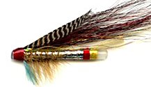 Silver Doctor 1 Plastic Tube Fly Salmon Tube fly pattern