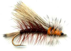 Black Stimulator Attractor Dry Fly for trout fishing