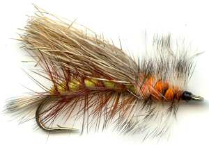 Fly Fishing Trout Flies, Stimulator Yellow