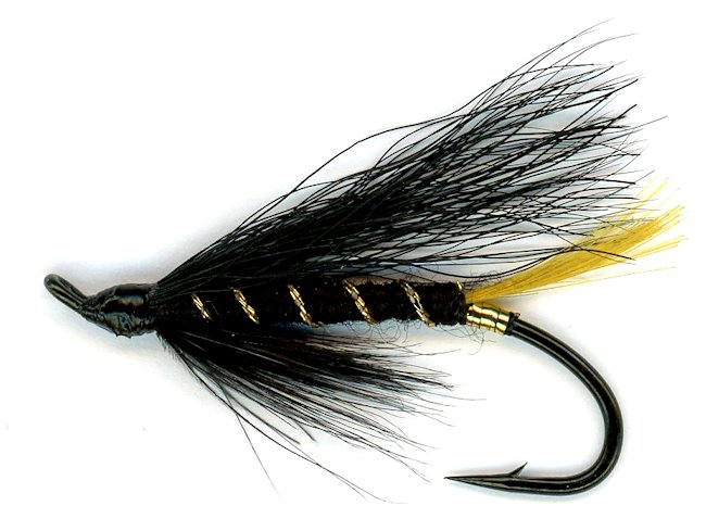 The Stoat's Tail Salmon Single Hook Fly 