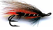 Thunder and Lightning Salmon Double Hook fly pattern