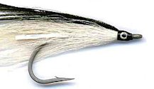 White Lefty's Deceiver fly pattern