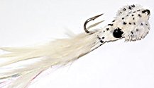 White Squid Saltwater fly pattern