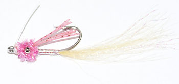 Pink Mini Puff Bonefish Fly