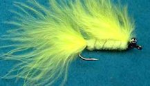 Yellow Cat's Whisker Streamer fly pattern