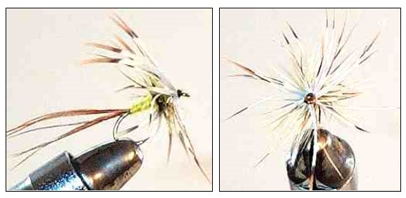 Yellow French Partridge Mayfly Spinner