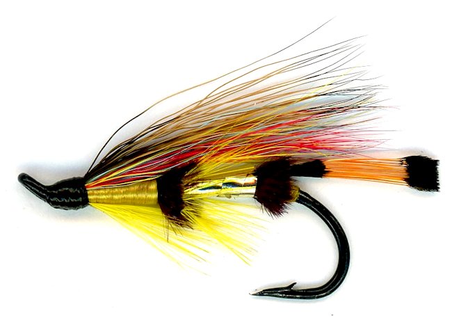 The Yellow Torrish Salmon Single Hook Fly 